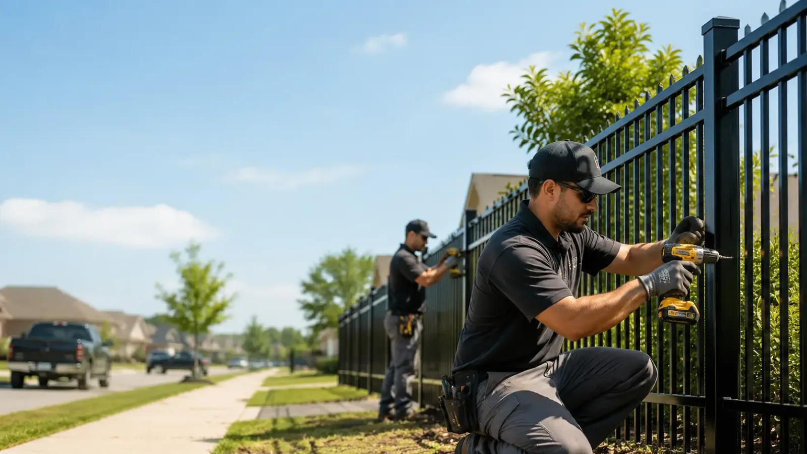 Metal Fence Installation in Auburn, GA